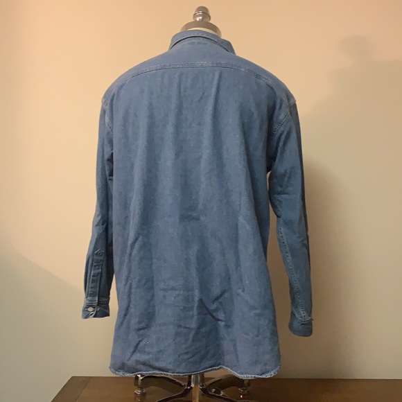 Vintage Calvin Klein Denim Button Up - Picture 2 of 2